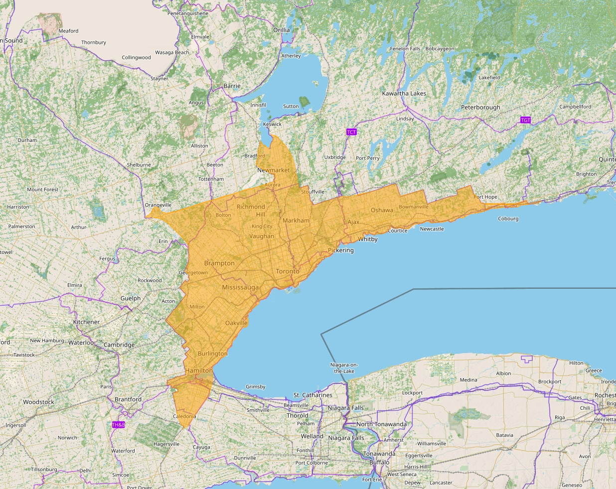CKES Service Area Radius